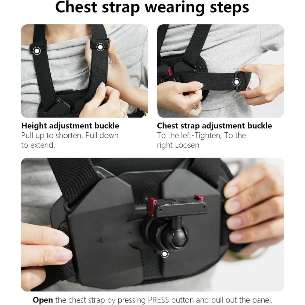 DJI Osmo Action 6 POV chest mount cycling hiking use