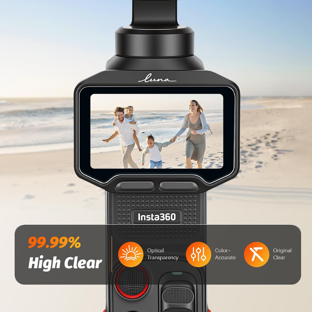Scratch-resistant tempered glass for Luna Pro camera