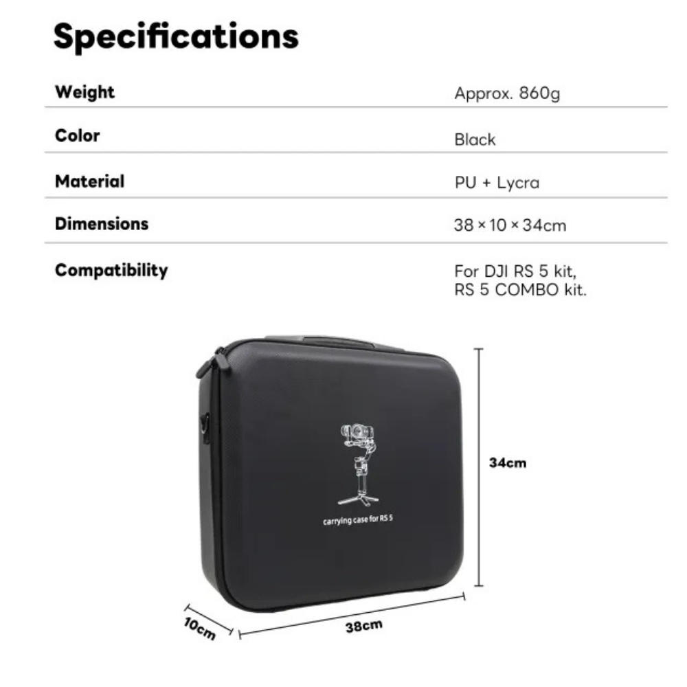 hard shell gimbal travel case
