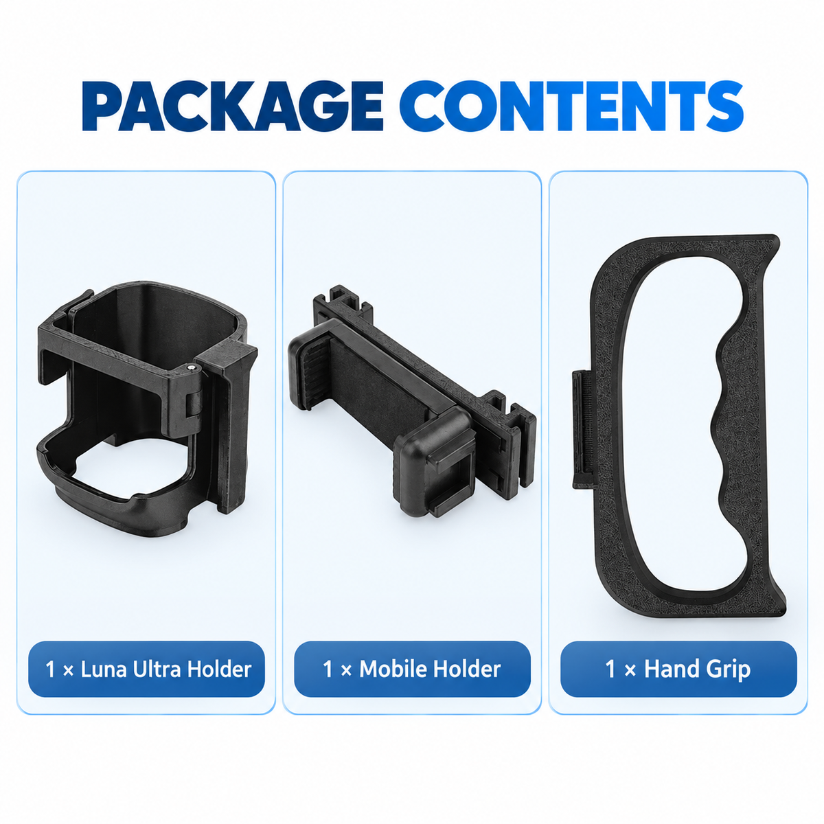 Smartphone mount with bottom 1/4 inch screw hole