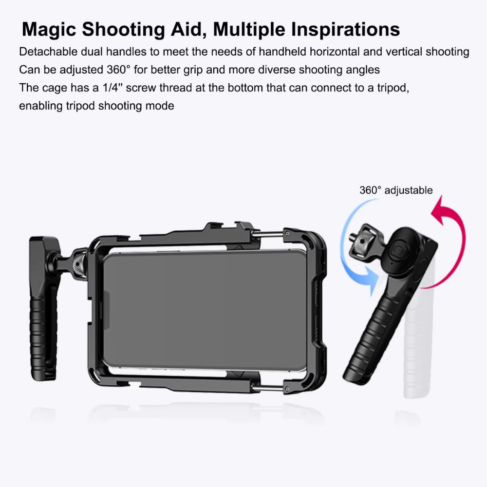 handheld smartphone filming rig