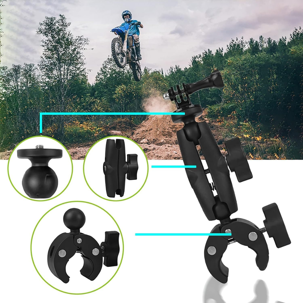 bike camera mount with extension stick