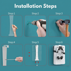 Space saving PlayStation 5 wall mounting system