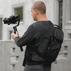 ergonomic camera crossbody with air mesh back support