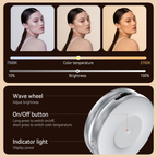 Compact magnetic selfie light for creators and content recording