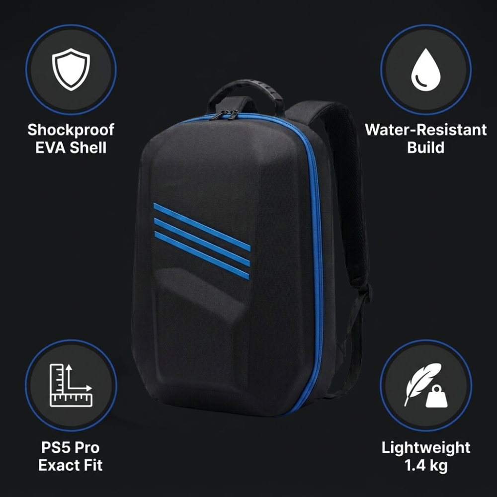 ps5 pro console storage backpack