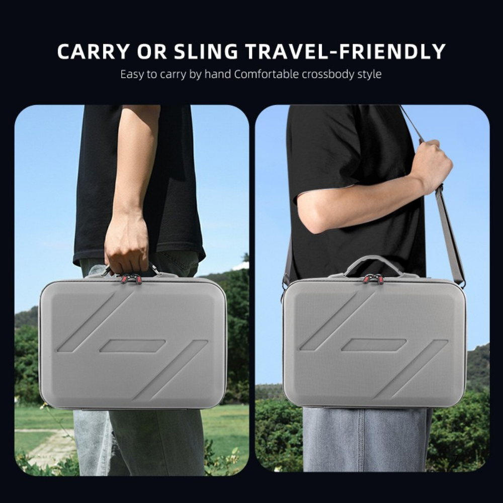 Yantralay drone bag with shoulder strap and durable PU exterior