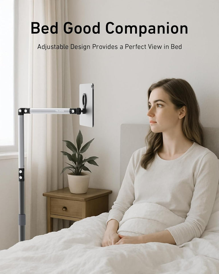 Hands free phone stand for bed, sofa, desk or studio use