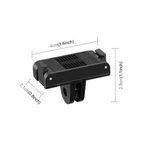action camera magnetic snap lock mount