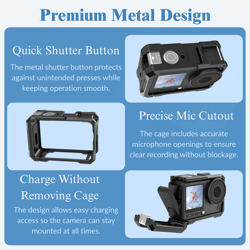 camera cage with 1 4 thread mount
