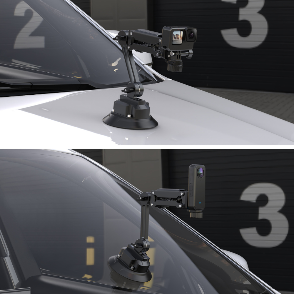 aluminium extension rod camera mount for wide angle shooting