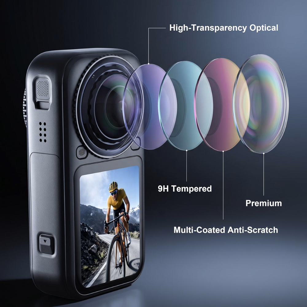 Lens Guard for Insta360 X6 multi-coated lens guard
