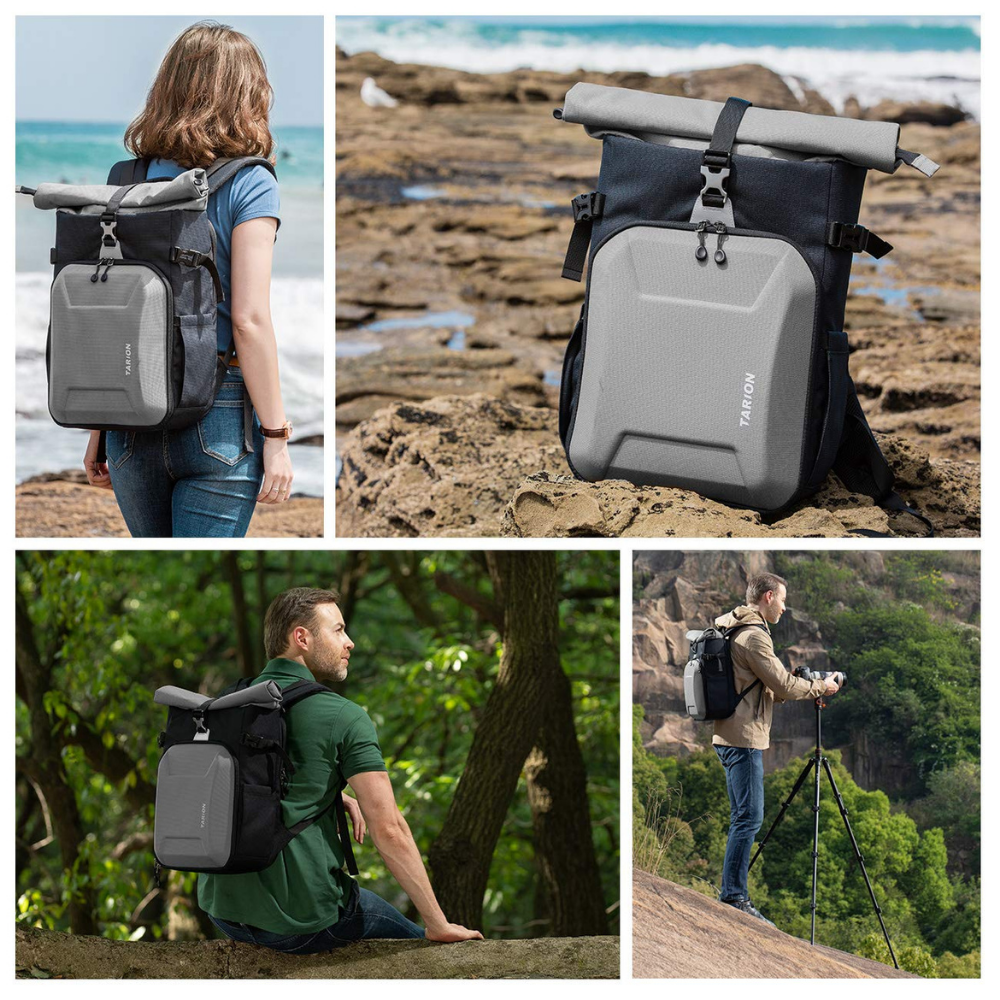 ergonomic air mesh back support camera bag