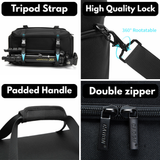 CADeN photography shoulder bag with quick-access front pocket