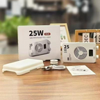 RGB LED fill light with adjustable brightness and color modes