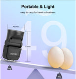 Professional mini flash for DSLR cameras with built-in battery