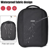 CADeN D10 camera bag with hidden anti-theft pocket and whistle belt