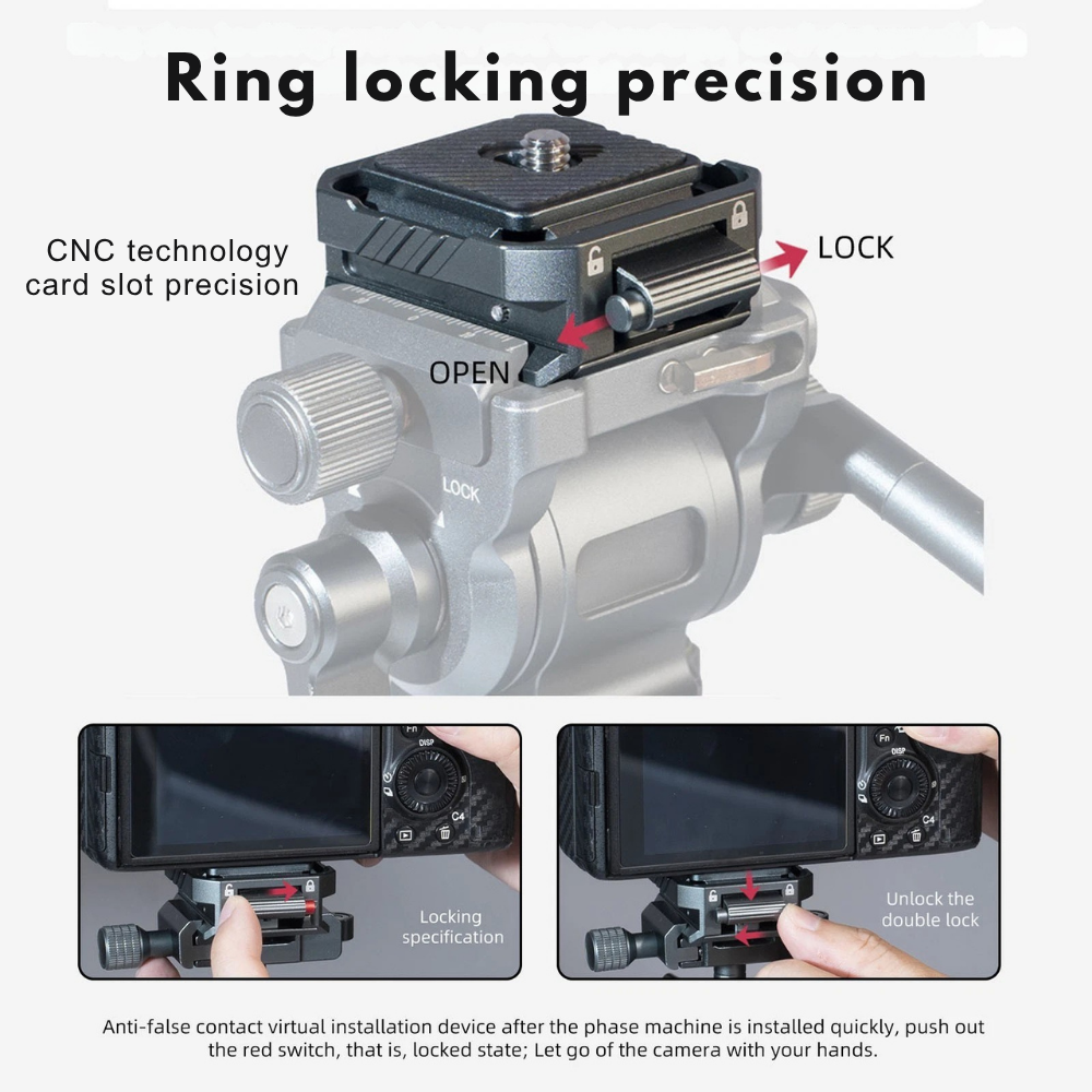 Automatic Locking Camera Mount Clamp