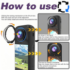 camera lens guard for Insta360 X4 Air protection