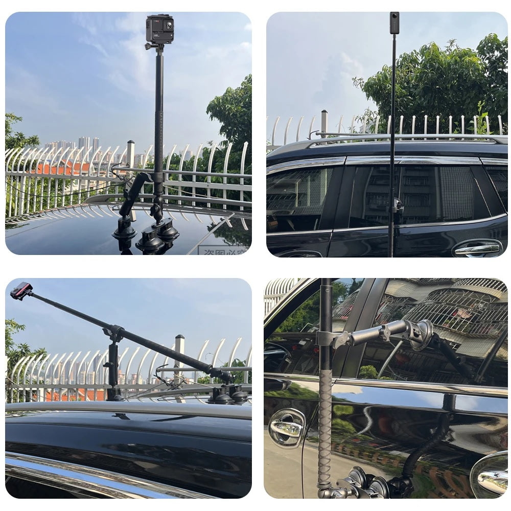 Heavy-duty camera mount, Suction cup tripod mount, Vehicle camera mount