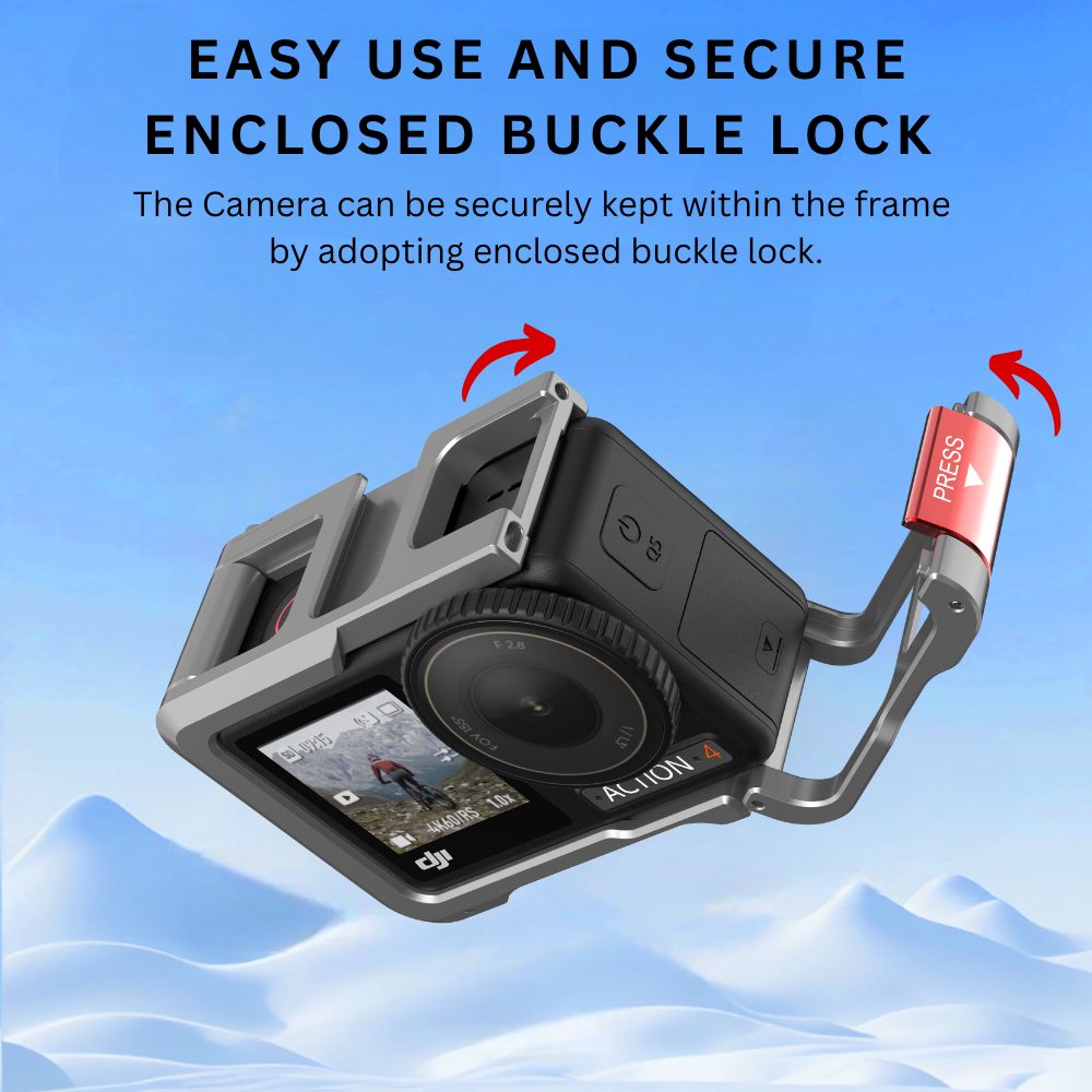 Aluminium alloy case Action 5Pro