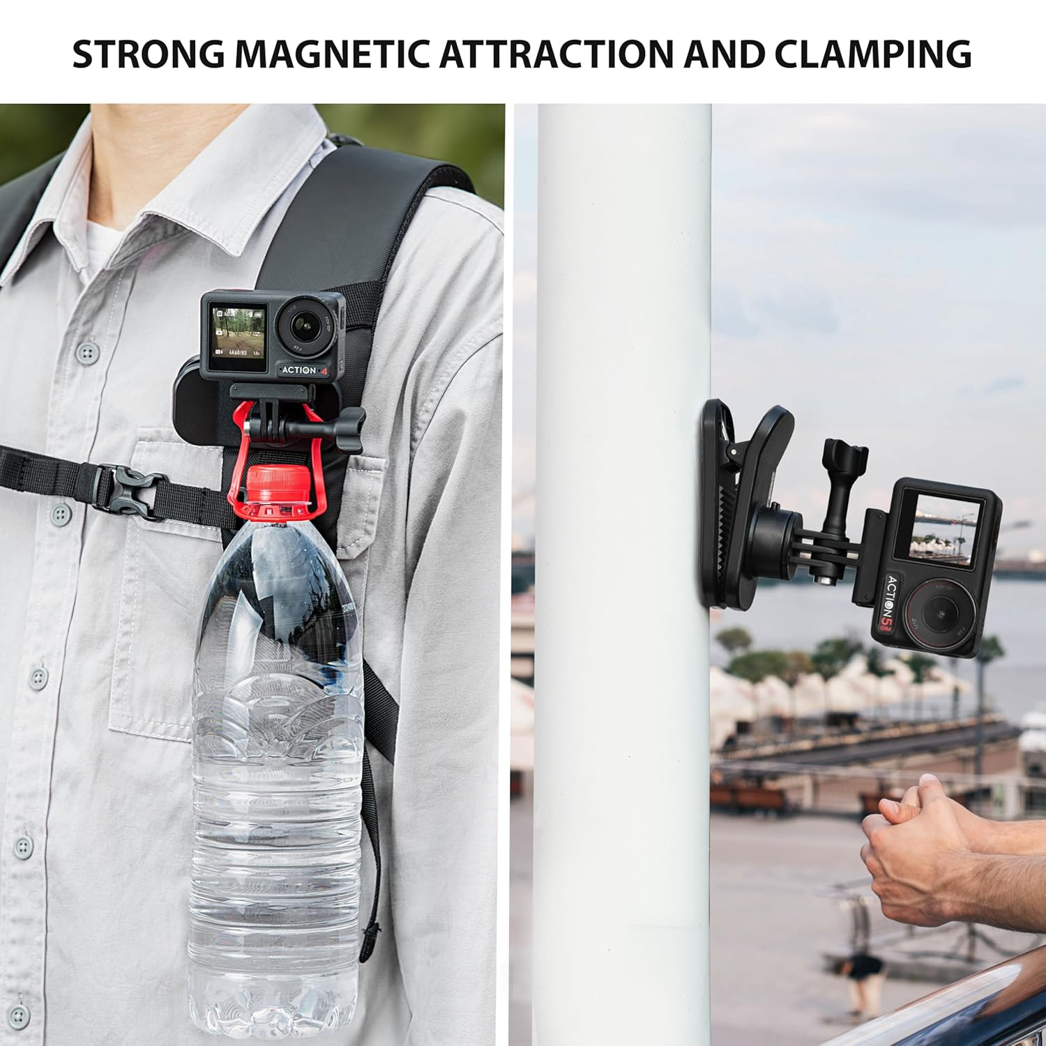 STARTRC 360° Rotation Backpack Clip Mount for DJI OSMO Pocket 3