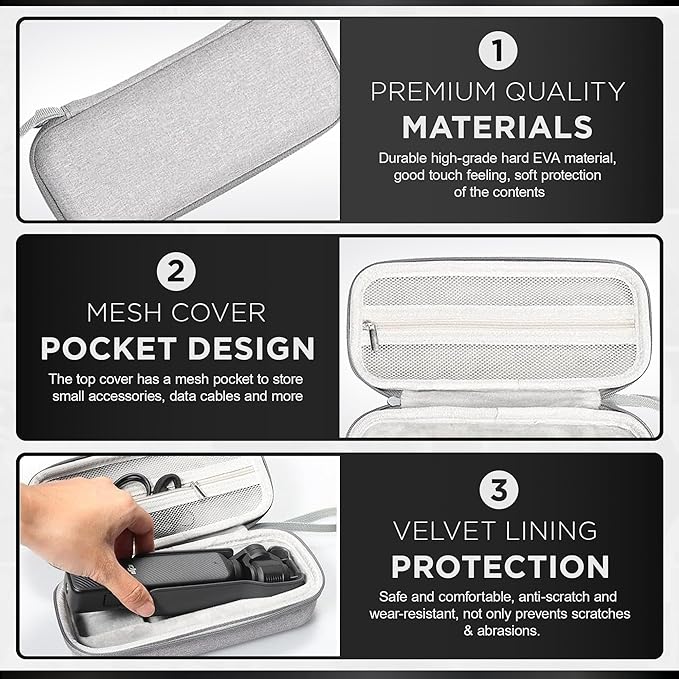 Carrying Case for DJI OSMO Pocket 2 & Pocket 3