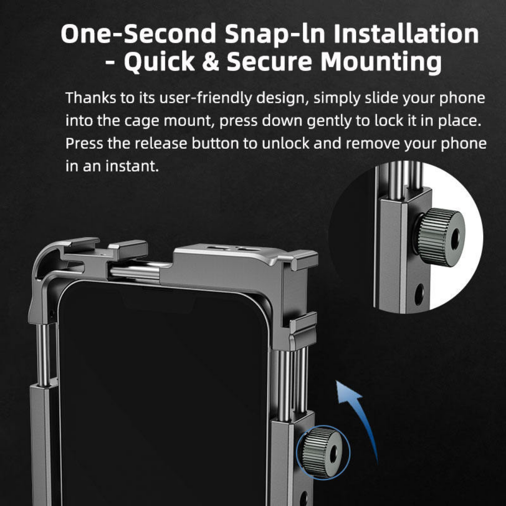 professional phone video rig setup