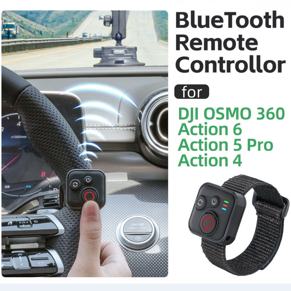 wireless remote for cycling and vlogging