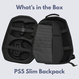 portable travel case style backpack for ps5 slim setup