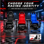 Foldable gaming racing seat with steel frame