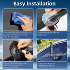 Vehicle windshield camera mount for vlogging