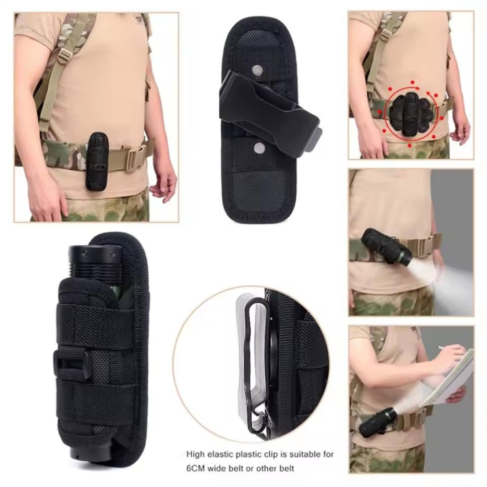360 degree rotatable selfie stick pouch