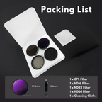 DJI Osmo Action 6 accessories filter set