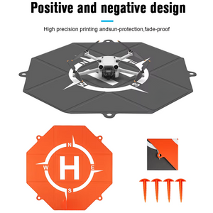 Portable waterproof landing pad for DJI and racing drones