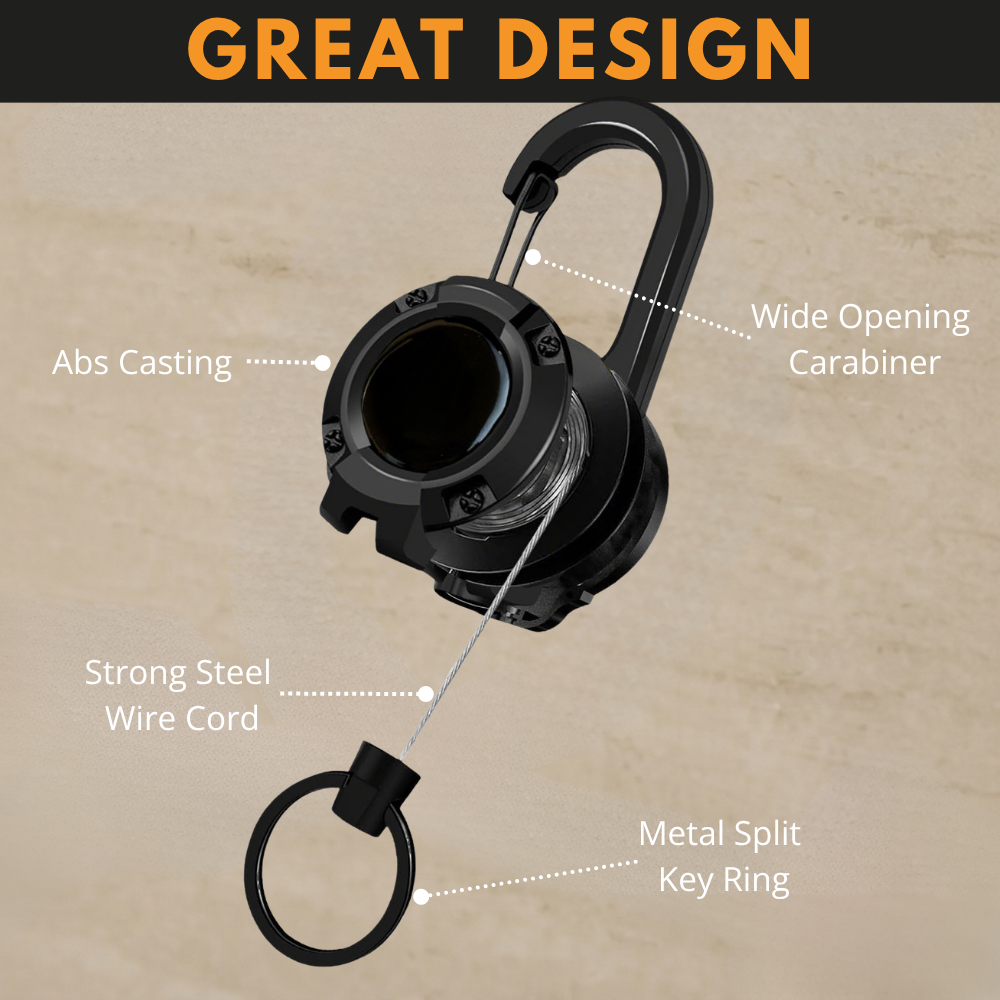 Backpack camera safety tether for DJI Pocket