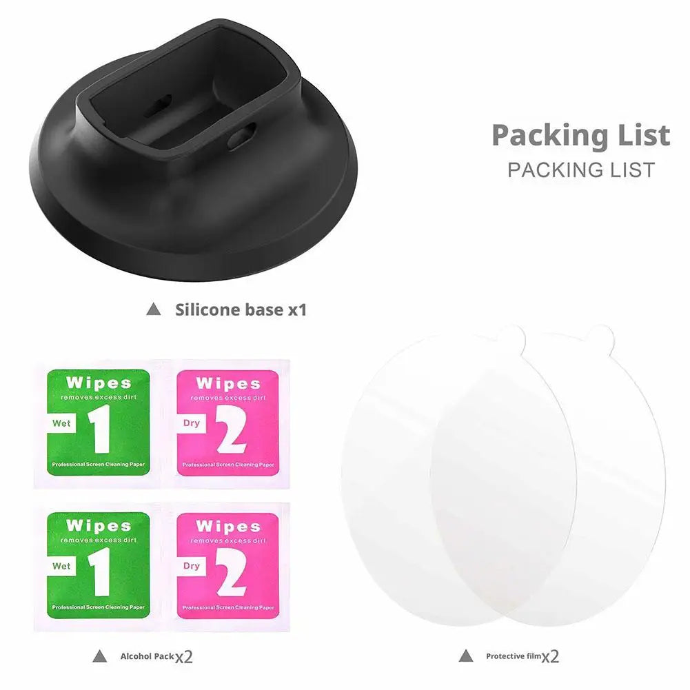 Soft Silicone Desktop Stand for Insta360 X5 Non-Slip Camera Holder