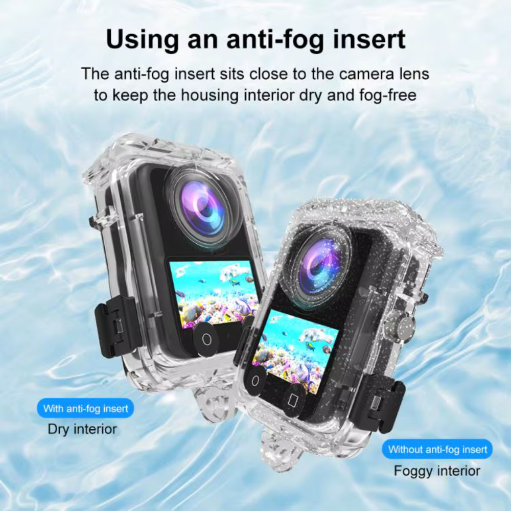 fog resistant underwater camera case