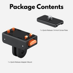 Magnetic quick release camera mount adapter