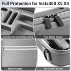 Portable Travel Case for Insta360 X5/X4 Camera Storage Bag
