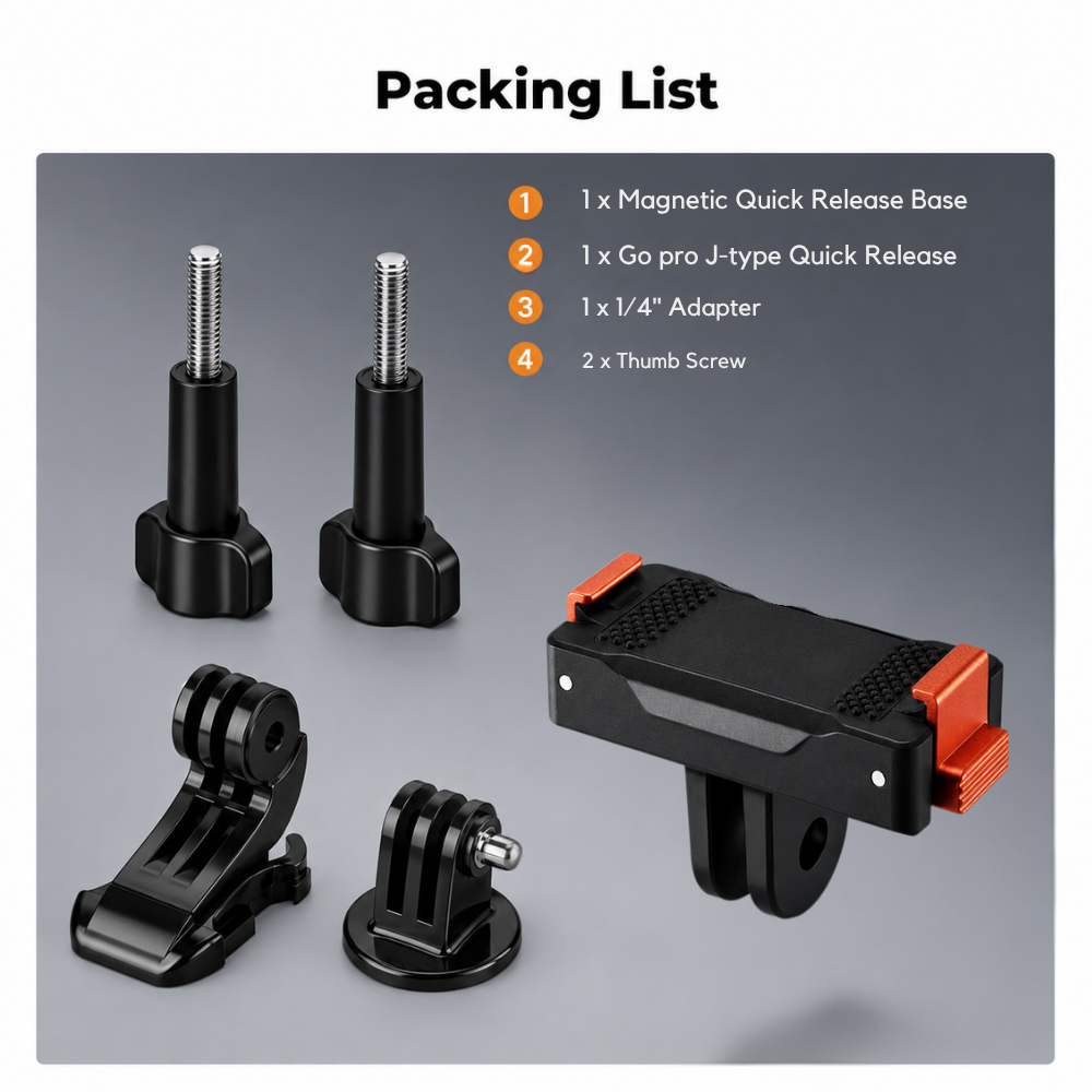 Magnetic Adapter Mount with two thumb screws