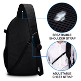 Reinforced non-slip shoulder strap for comfort and stability