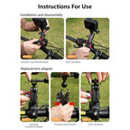 360° Rotation & Dual Ball Joint Adjustment