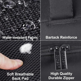 reflective logo waterproof camera backpack for night photography