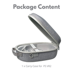 Grey hard shell PS VR2 carrying case