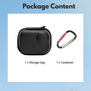 Mini hard-shell carry pouch for Insta360 GO Ultra safety