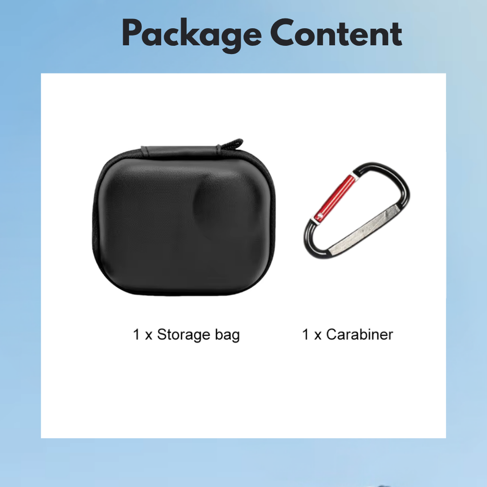 Mini hard-shell carry pouch for Insta360 GO Ultra safety