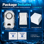 Waterproof Case for Insta360 X6 for diving and snorkelling