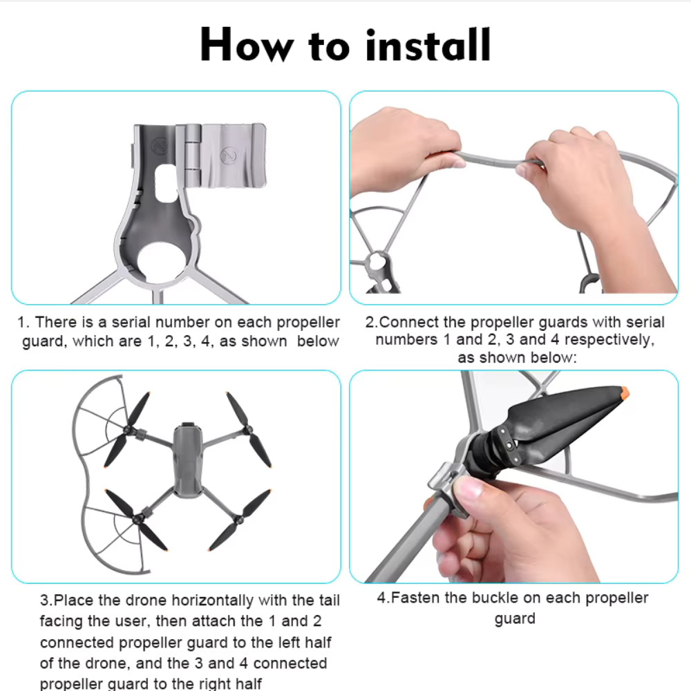 dji air 3 quick release prop guard