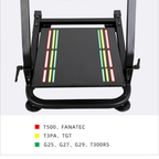 foldable racing wheel stand with pedal plate